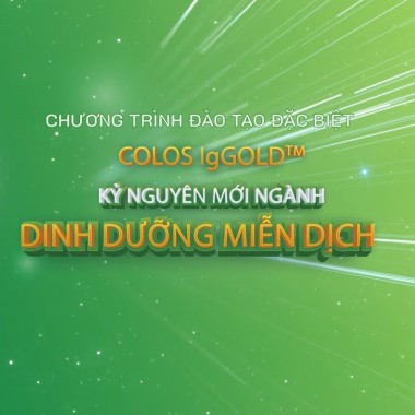 Chương Trình Đào Tạo Đặc Biệt Colos Iggold Kỷ Nguyên Mới Ngành Dinh Dưỡng Miễn Dịch